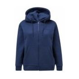 Peak Performance - Original Small Logo Zip - Hoodie - Blue Shadow