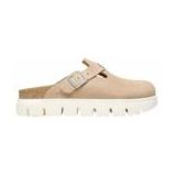 Birkenstock - Boston Chunky Suede Leather - Klomp - Warm Sand - Smal