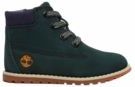 Timberland - Pokey Pine Mid Lace Up With Zip Boot - Donkergroen Suède - Veterboots