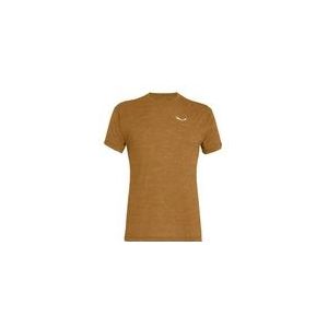 T-Shirt Salewa Men Puez Melange Dry Golden Brown Melange-S