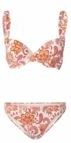 Brunotti - Stefanie Paisley - Beugelbikini - Aqua - 100% Polyester