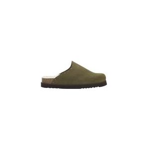 Klomp Scholl Women Fae Studs Suede Sa Khaki-Schoenmaat 38