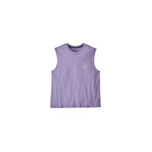 Tanktop Patagonia Women Clean Climb Roots Boxy Organic Concrete Purple-XS