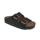 Scholl - Airbase Ad - Sandaal - Zwart - Nubuck Leer