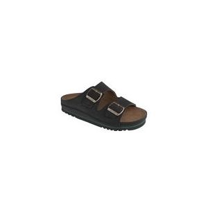 Scholl - Airbase Ad - Sandaal - Zwart - Nubuck Leer