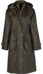 Barbour - Long Cannich Wax - Jas - Groen - Dames - Extra Lang Model