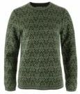 Fjällräven - Snow Round Neck Sweater - Damestrui - Deep Forest