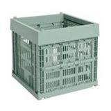 HAY - Colour Crate Cube - Opbergbox - Sage Green - 29 x 29,5 x 29,5 cm