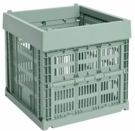HAY - Colour Crate Cube - Opbergbox - Sage Green - 29 x 29,5 x 29,5 cm