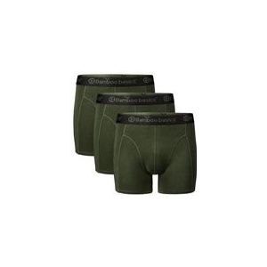 Boxershort Bamboo Basics Men Rico Army Green (3-Delig)-XL