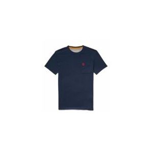 T-Shirt Timberland Men Dustan River Pocket Tee Dark Sapphire-S