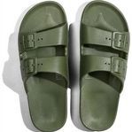 Freedom Moses - Basic - Slipper - Groen - 100% PCU - Vegan - Waterbestendig