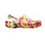 Crocs - Classic Glow Marbled Clog - Sandaal - Varsity Red Multi