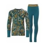 Helly Hansen - Graphic Lifa Merino - Baselayerset - Dark Creek Splash Camo Aop - 57% Merino Wol / 43% Polypropyleen