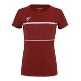 Tennisshirt Tecnifibre Women Team Tech Cardinal-XS