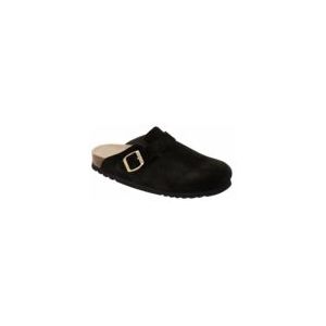 Klomp Scholl Women Fae Suede Black 2024-Schoenmaat 39