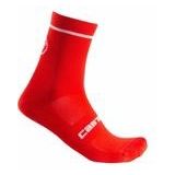 Fietssok Castelli Entrata 13 Sock Red-Schoenmaat 44 - 47