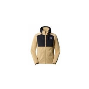 Vest The North Face Men Homesafe Full Zip Fleece Hoodie Khaki Stone TNF Black-S