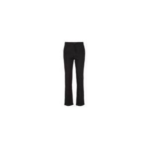 Broek KnowledgeCotton Apparel Men Fig Loose Linen Black Jet