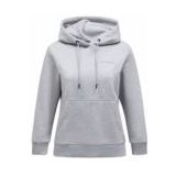 Hoodie Peak Performance Women Original Small Logo Hood Med Grey Melange-M