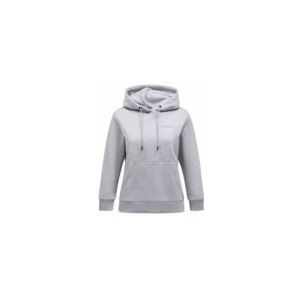 Hoodie Peak Performance Women Original Small Logo Hood Med Grey Melange-M