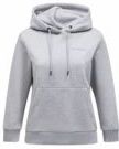 Hoodie Peak Performance Women Original Small Logo Hood Med Grey Melange-M