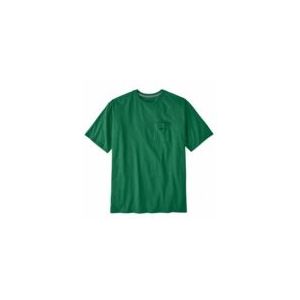 T Shirt Patagonia Men Boardshort Logo Pocket Responsibili Tee Gather Green-XL
