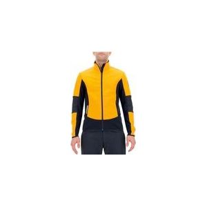 Ski Jas UYN Men Venture Softshell Full Zip Orange Fluo Black Anthracite-XL