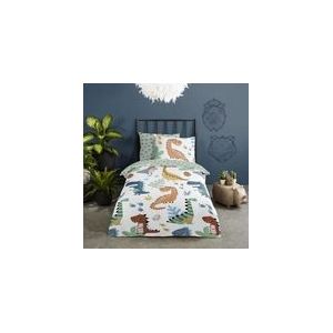 Dekbedovertrek Good Morning Dino Multi Katoen 24-140 x 200 / 220 cm | 1-Persoons