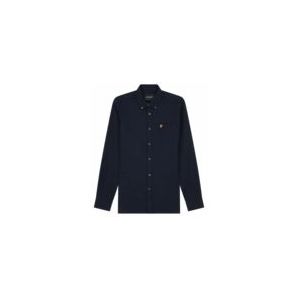 Shirt Lyle & Scott Men Plain Flannel Dark Navy-S