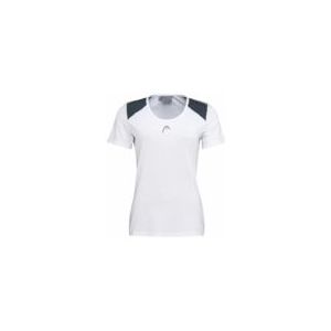 Tennisshirt HEAD Women Club 22 Tech White Navy-XXL