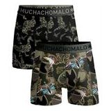 Boxershort Muchachomalo Men Shorts Duck Print Green (2-Pack)-S