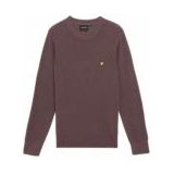Lyle & Scott - Engineered Rib Crew Neck - Trui - Espresso