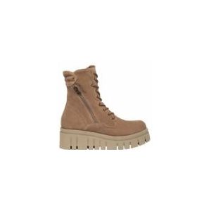NeroGiardini - I514911D - Velour Mou - Damesboots - Leer - Platformzool - Hakhoogte 5,5 cm