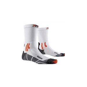Hardloopsokken X-Socks Run Epic White Orange-Schoenmaat 39 - 41