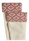 Hunter - U Fairisle Tall Boot Sock - Laarzensok - Hunter White - 100% Polyester