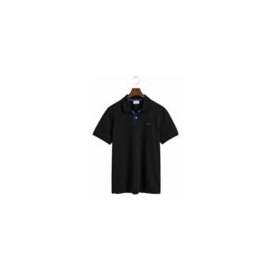 Polo GANT Men Contrast Pique Polo Black-XXXXXL