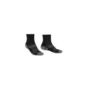 Sok Bridgedale Unisex Hike Lightweight Merino Endurance Ankle Black Silver-Schoenmaat 44 - 47
