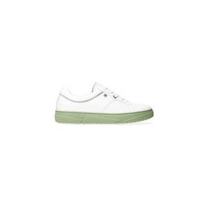 Sneaker Wolky Women Pull Savana Leather White Light Green-Schoenmaat 42