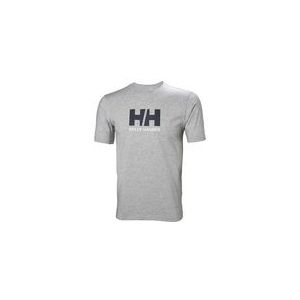 T-Shirt Helly Hansen Men Logo T-Shirt Grey Melange-XXXL