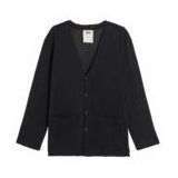 OAS - Net Cardigan - Nero - Vest - 100% Katoen - Ademend Materiaal