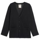 OAS - Net Cardigan - Nero - Vest - 100% Katoen - Ademend Materiaal