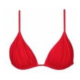Barts - Kelli Gathe Triangle Bikinitop - Rood - Stretch - 82% Polyamide