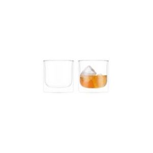 2BEHOME 2 whiskyglazen | 6 whiskystenen Whisky set Bruin