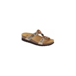 Scholl - New Bogota Wedge - Sandaal - Taupe Multi - Microvezelvoering