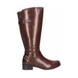 JJ Footwear - Napoli - Knielaarzen - Bruin/Cognac - Leer