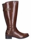 JJ Footwear - Napoli - Knielaarzen - Bruin/Cognac - Leer