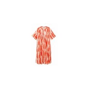 Strandjurk OAS Women Orange Calima Tangelo Linen-XL / XXL