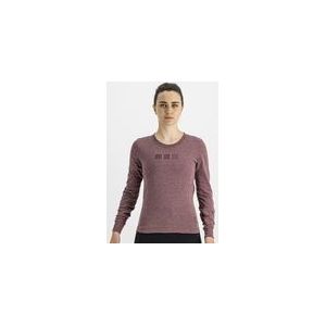 Fietsshirt Sportful Women Giara W Tee Long Sleeve Red Wine-XS