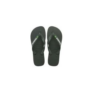 Slipper Havaianas Kids Brasil Logo Green Olive/Green Olive-Schoenmaat 31 - 32